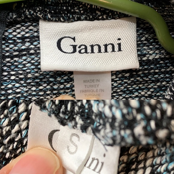 GANNI Anthropologie Tweed Knit dress small - Picture 3 of 8